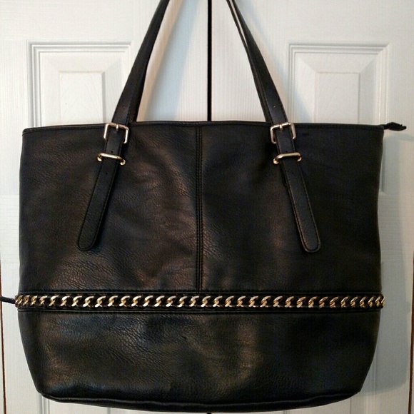 Charming Charlie Handbags - Charming Charlie Black Tote Purse